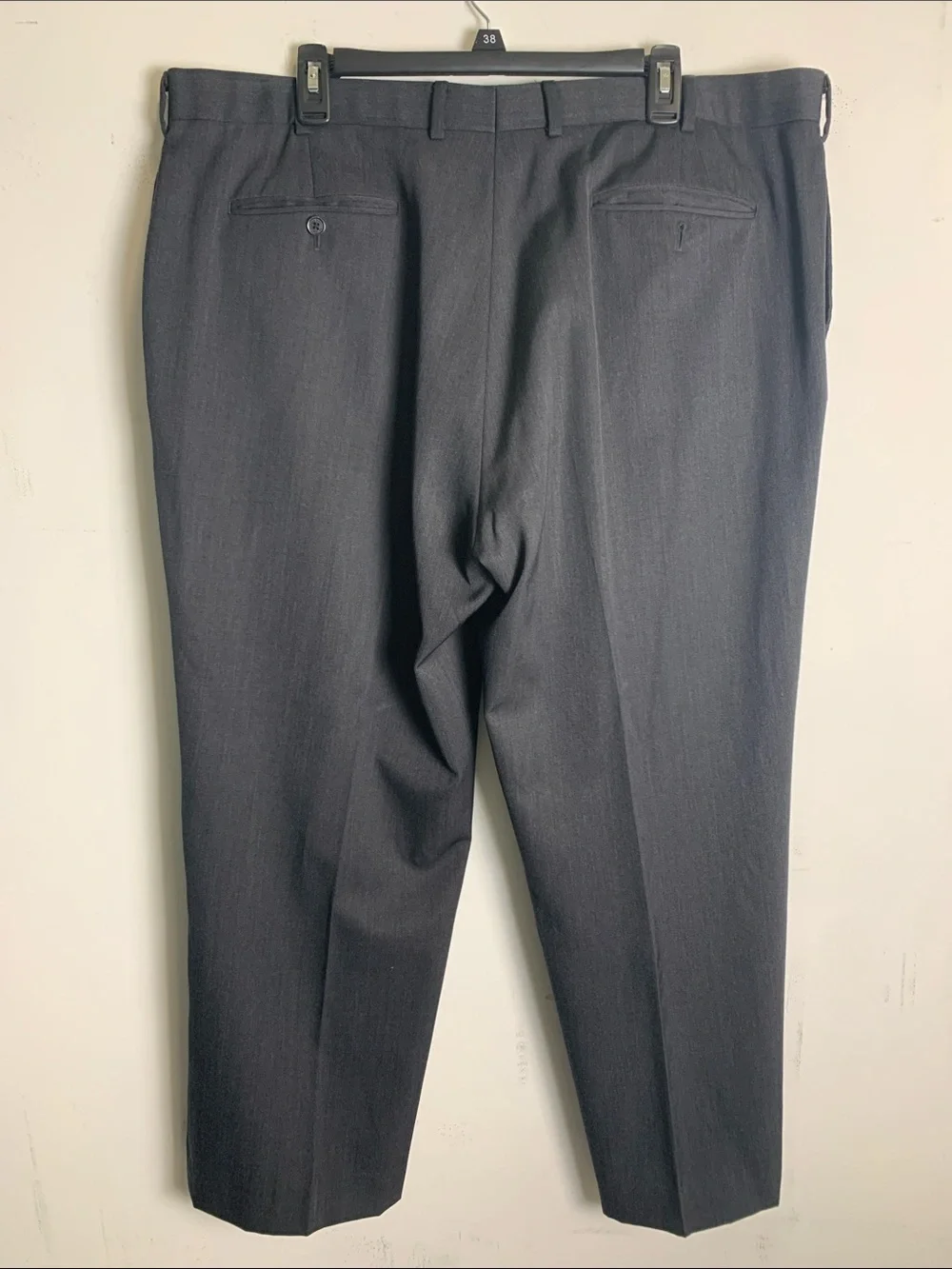 Brooks Brothers Men's Dark Charcoal Dress Pants